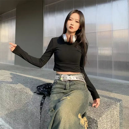 PUNK RHINEST0NE BELT