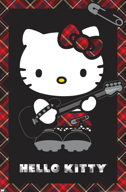 Hello Kitty - Punk Wall Poster, 22.375" X 34"