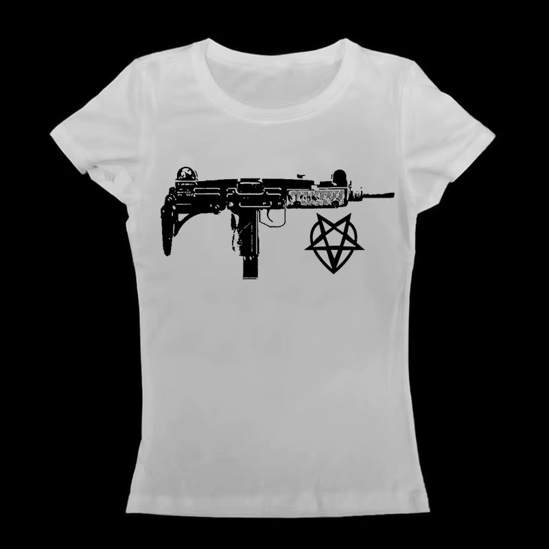 Women Kpop Women'S T-Shirts 2024 Anime Girl T-Shirt Emo Gothic Japanese Y2K Tops Aesthetic Clothing Crop Top Goth Kawaii Woman