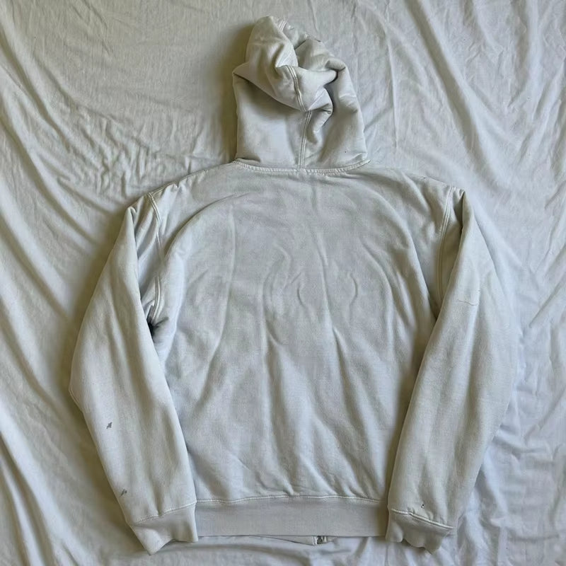 Wing Print Mall Goth Vintage Hoodies Y2K Grunge Graphic Long Sleeve Hooded Sweatshirt Harajuku Japanese Aesthetic Women