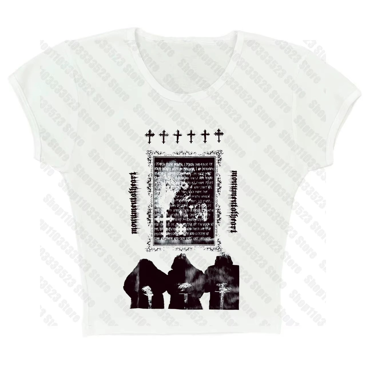 Y2K Style Cute Women'S Sleeveless Baby Tank Top 2000S Punk Cool Print Short Vest Tee Cool Street Fashion Gothic Women Clothing